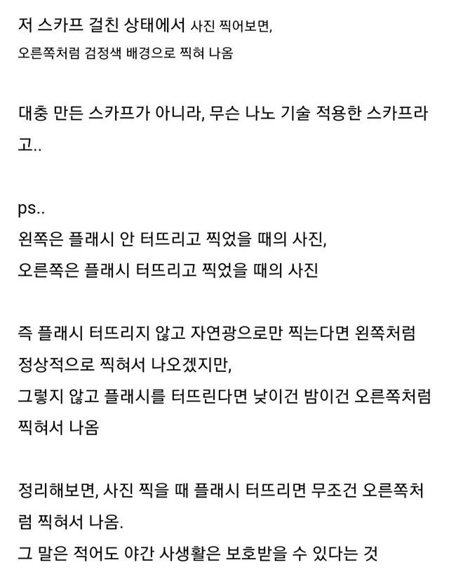 파파라치들 빡치게 할 수 있는 스카프