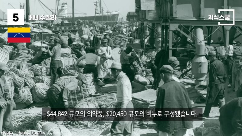 과거엔 한국(KR)을 원조했고 지금은 한국의 원조를 받는 나라들