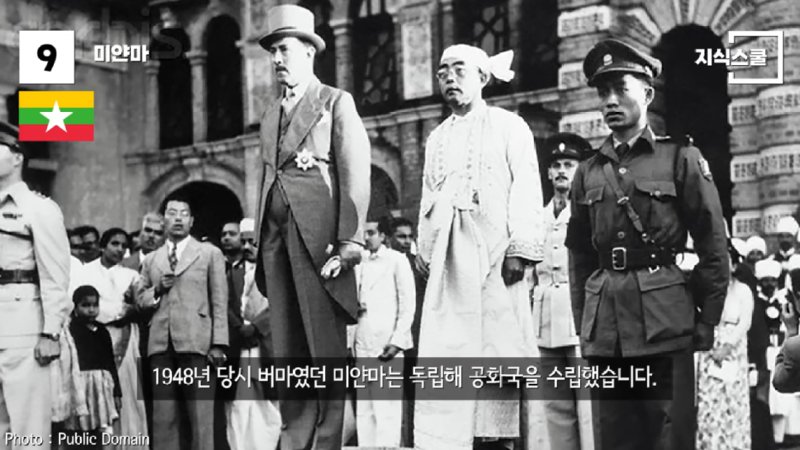 과거엔 한국(KR)을 원조했고 지금은 한국의 원조를 받는 나라들