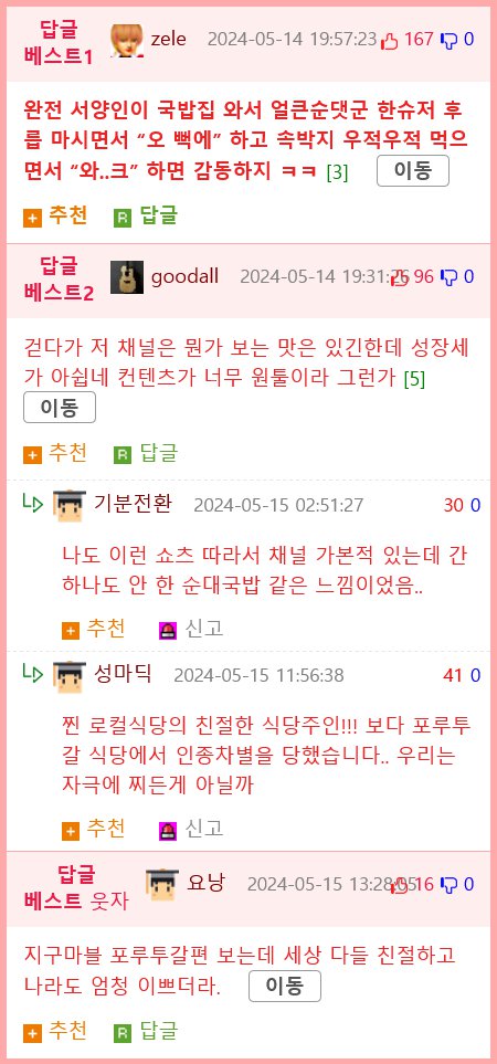 포르투갈 찐로컬 식당에 동양인 혼자 가면 일어나는 일