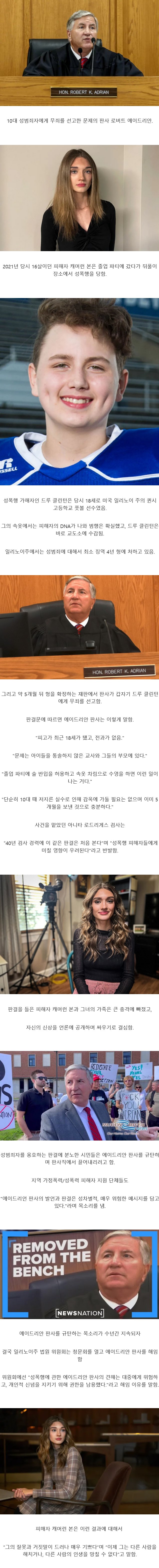 성폭행 범에게 무죄를 선고한 판사의 최후