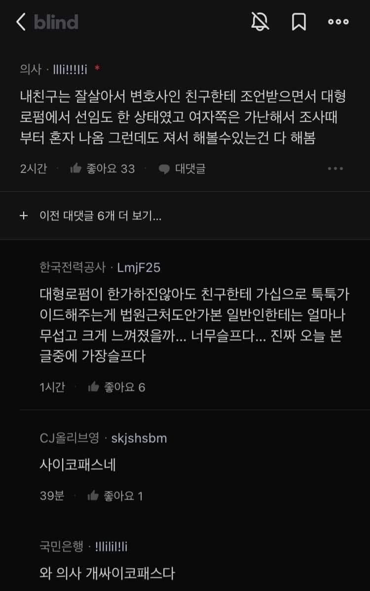 피고소인이 자살해서 멘붕 온 사람????