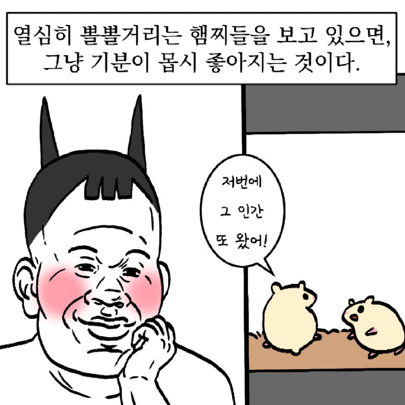 흔한 20대 여성이 햄스터를 구경하려다 울게된.MANGA