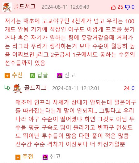 이토 쓰토무 : 한일 야구격차, 30년이상 벌어졌다.jpg