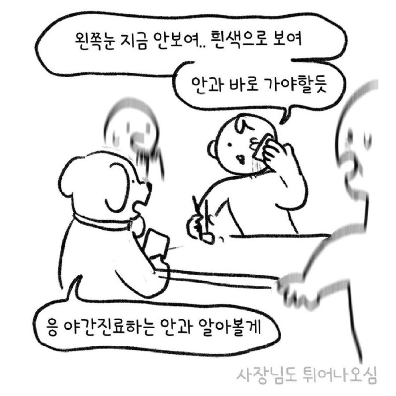 각막화상 입는.manwha