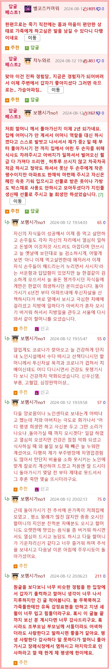 사람이 죽기 일주일 전 나타나는 증상.jpg