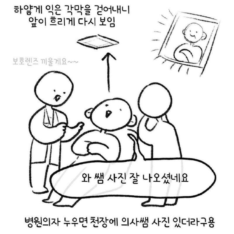 각막화상 입는.manwha