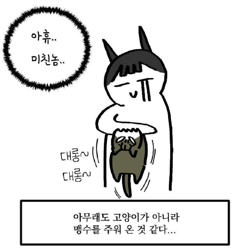 길냥이를 주워왔는데 궁극의 고양이었다.manhwa