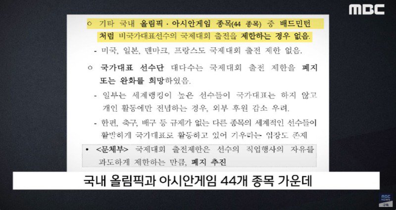 개~막장 대한민국 셔틀콕