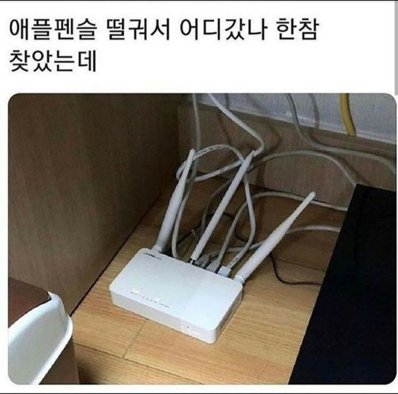 애플펜슬 한참 찾았데