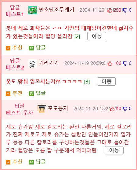 당뇨 환자가 제로식품 먹어보고 혈당체크해봄