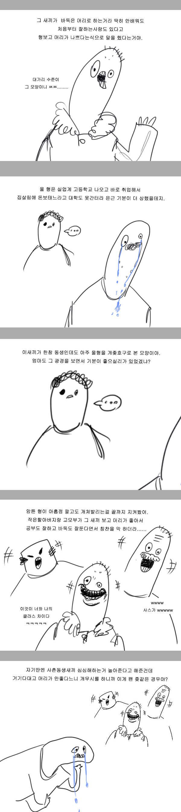 형한테 꼽준 사촌동생 바둑으로 쳐바른.Manhwa