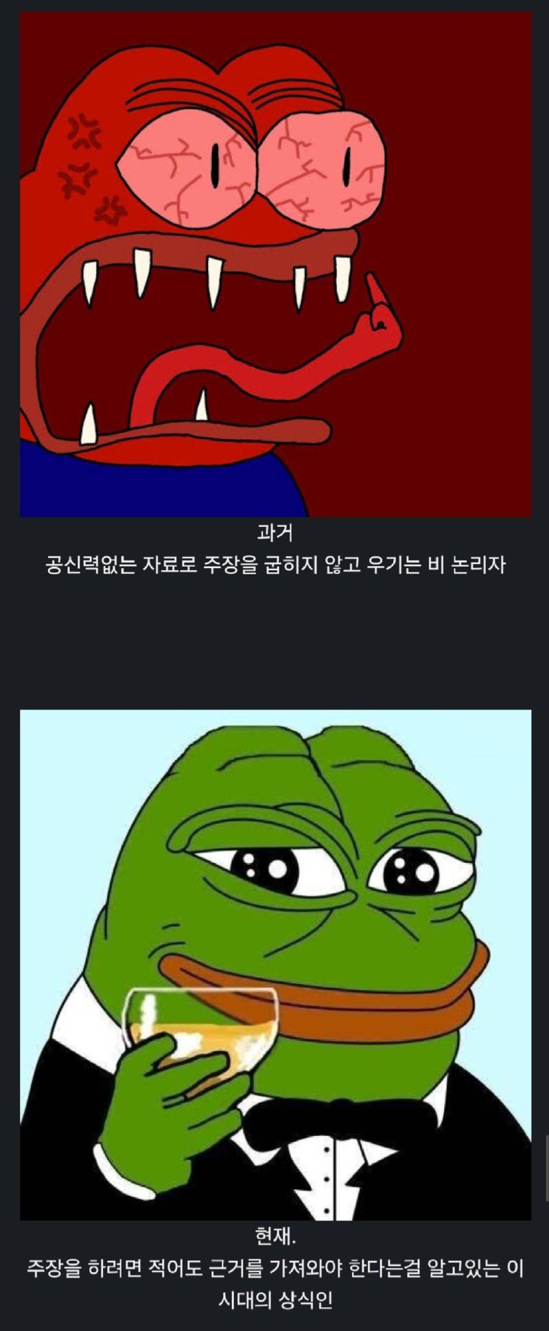 나무위키를 근거로 가져오는 사람에 대한 인식변화