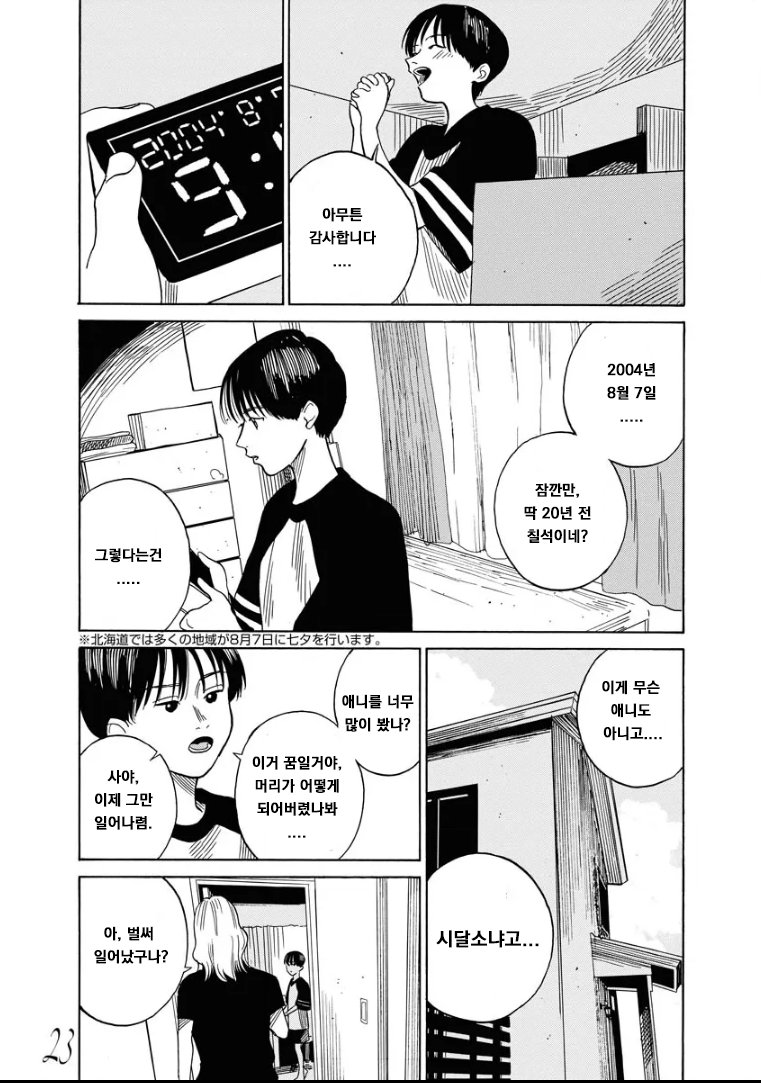 시간을 달리는 엄마 manhwa