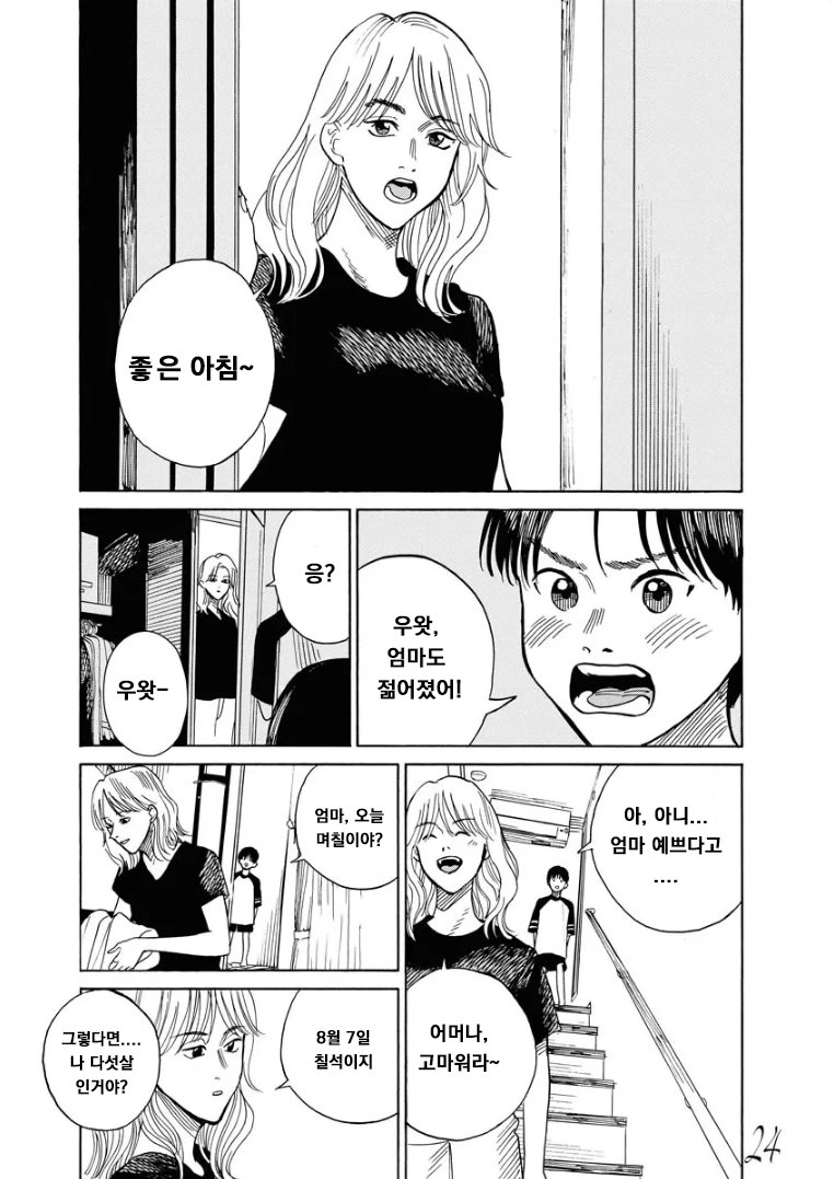 시간을 달리는 엄마 manhwa