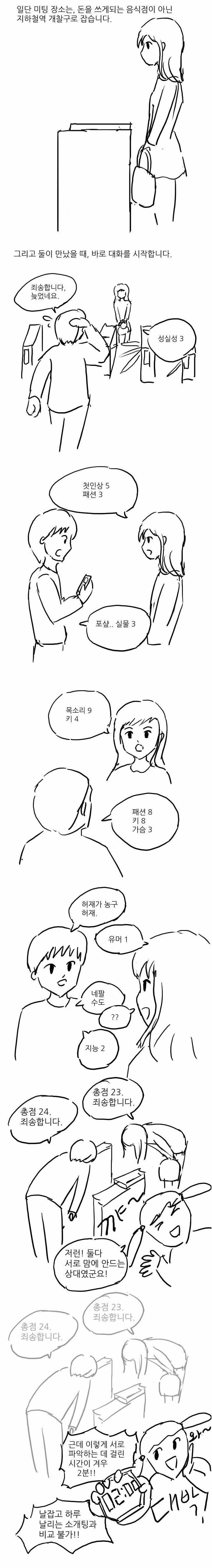 가성비 소개팅