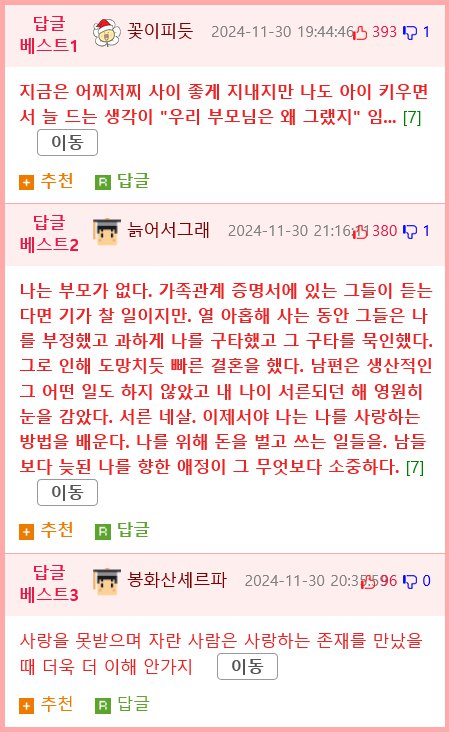 가정폭력 피해자의 글