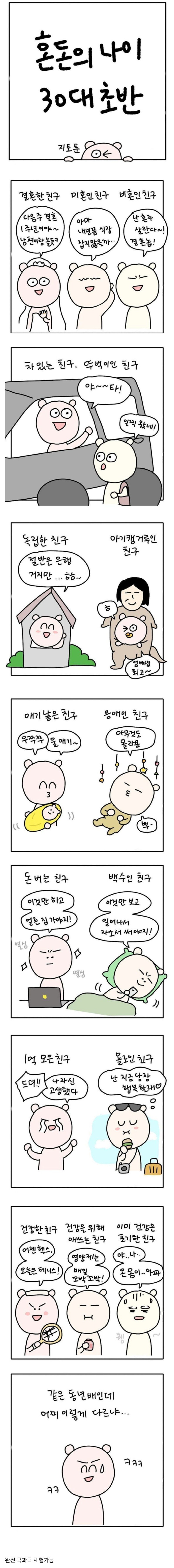 30대 초반이 혼돈의 나이인 이유.manhwa