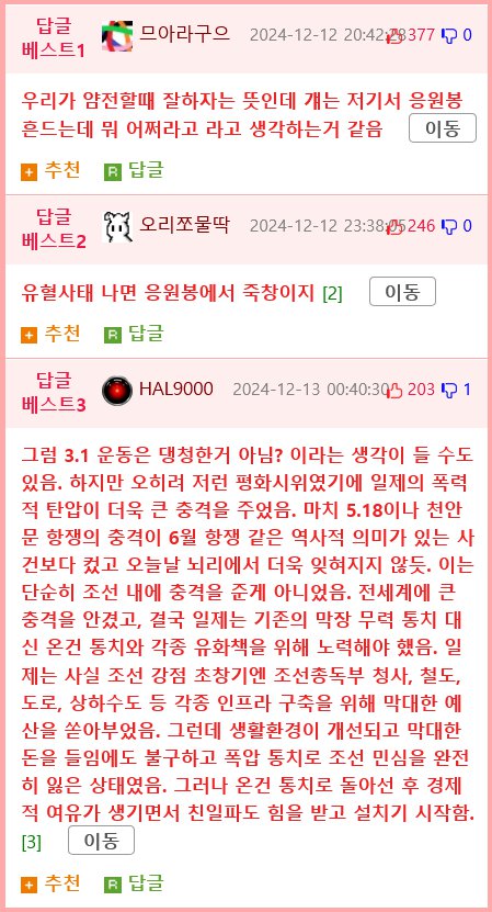 의외로 한국인들 dna에 내장돼 있다는 시위 문화.jpg