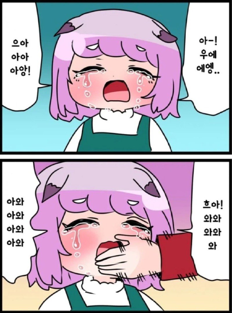 우는 조카 국룰