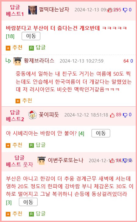 부산에서 유학중인 러시아 사람이 느끼는 겨울