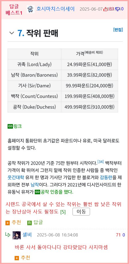 실제로 구매가 가능한 귀족 작위들.jpg