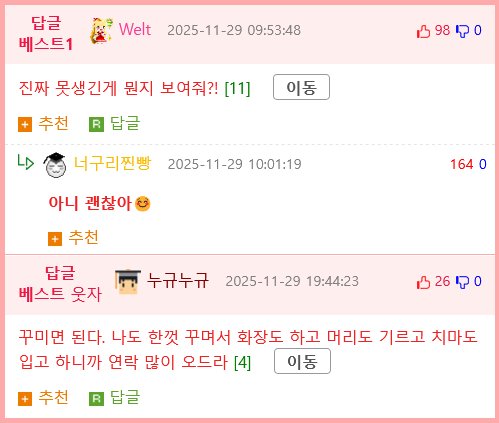 남자도 꾸며야 하는 이유