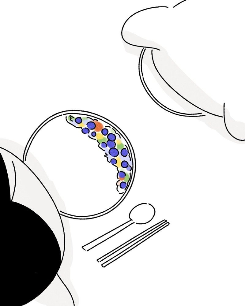 약스압) 블루베리 비빔밥 manhwa