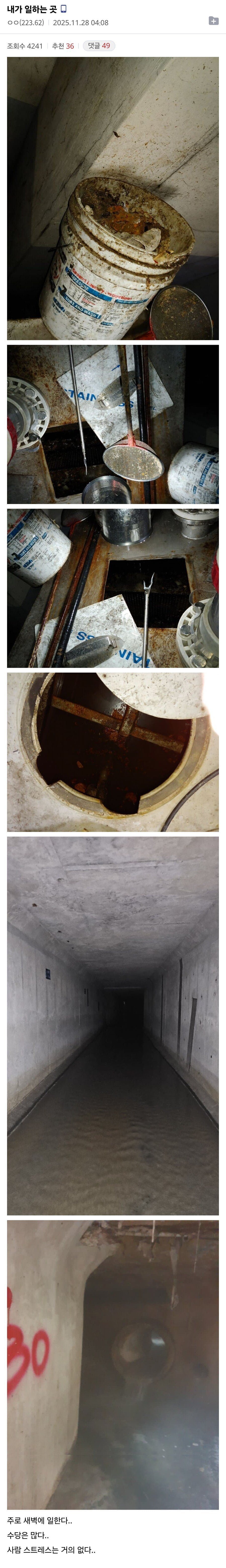 사람 스트레스 안받고 돈 많이 받는다는 디씨인