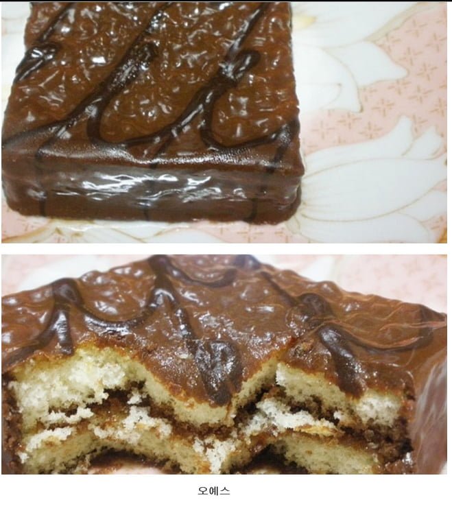 전자렌지에 돌린 초코파이류