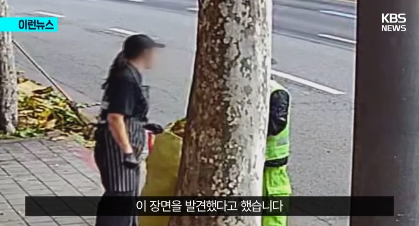 cctv 돌려보다 깜짝놀란 햄버거가게 사장