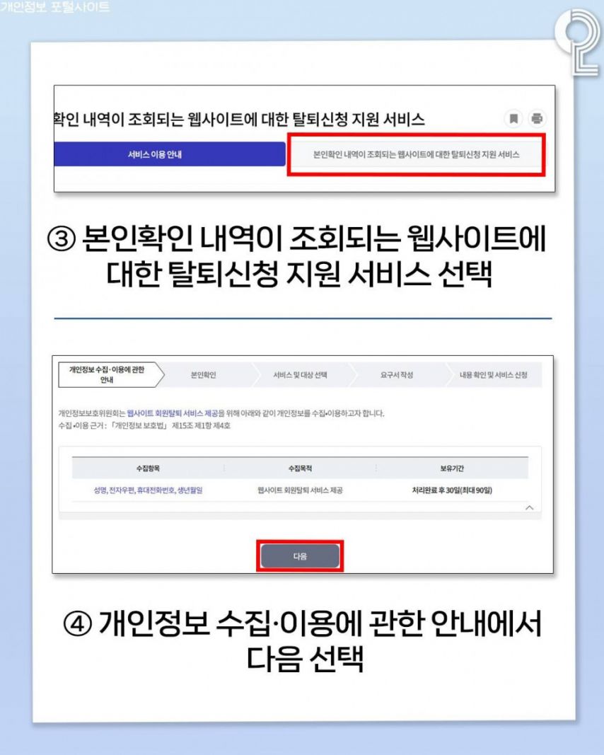 나도 모르게 가입된 사이트 한 방에 탈퇴하는 방법