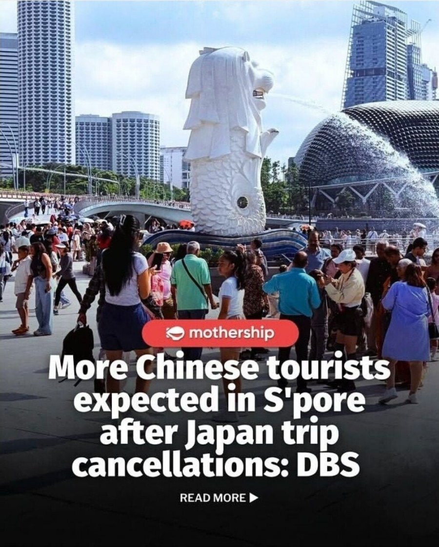 중국인들이 일본 대신 싱가포르 온다는 소식에 현지인 반응
