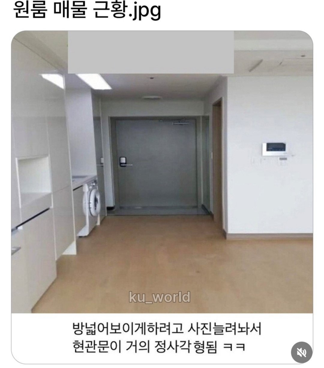 원룸 매물 근황