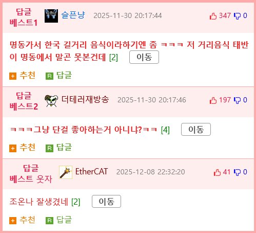 한 독일인이 평가한 한국 길거리 음식.jpg