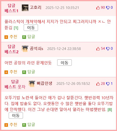 나만 그런게 아니었던 햇반 포장 근황.JPG