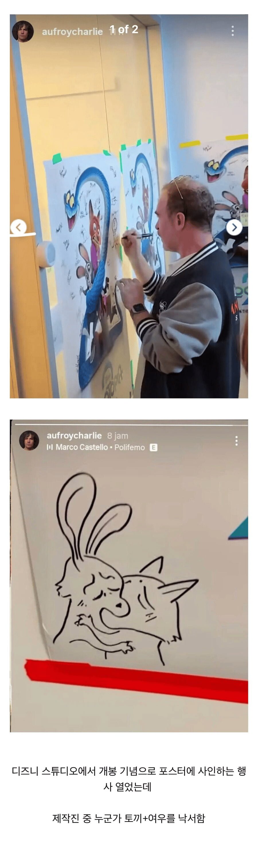 주토피아2 제작진 근황