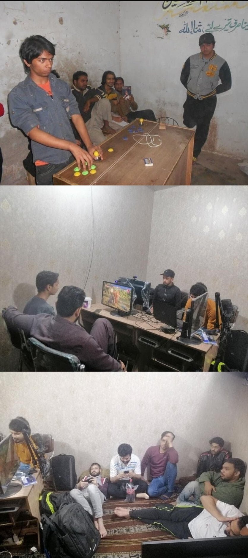 철권 세계 대회 우승팀의 훈련 장면