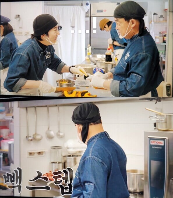 주방에서 화난 백종원