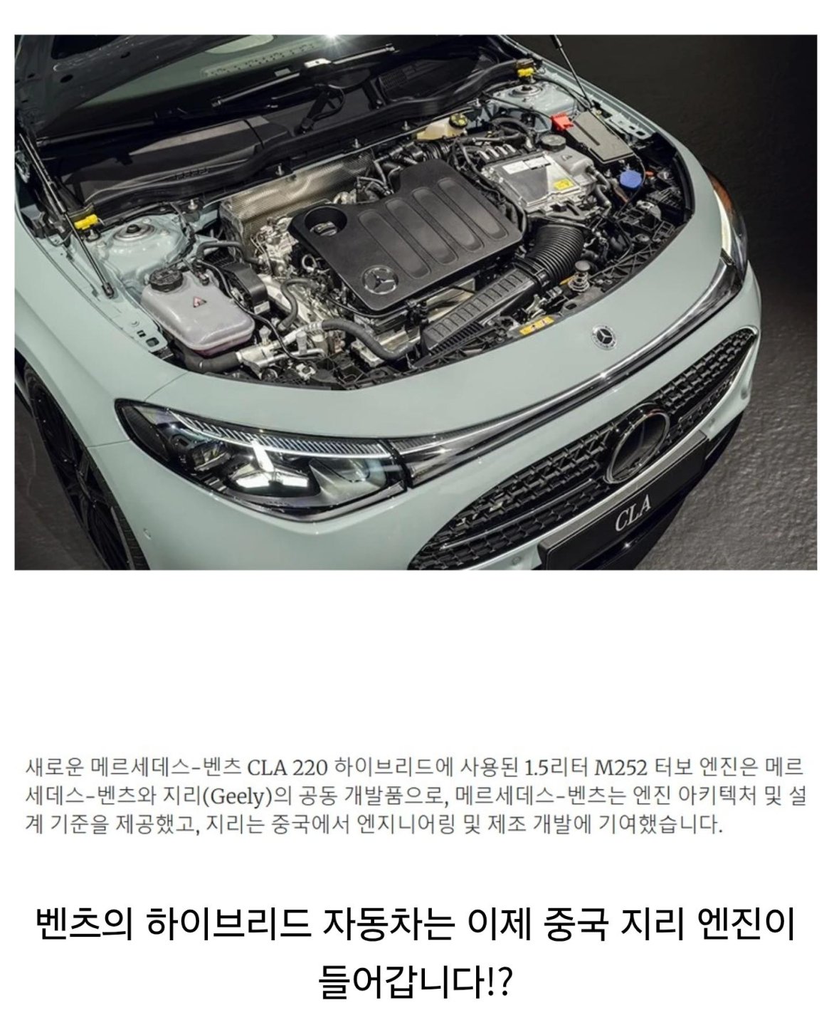 진짜 중국차된 벤츠 근황