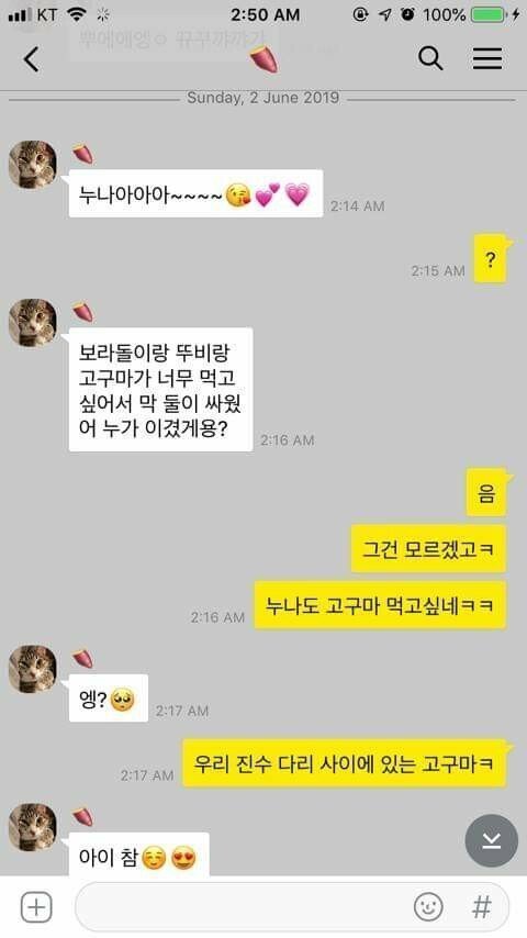 보라돌이랑 뚜비랑 고구마 먹고싶어서 싸움