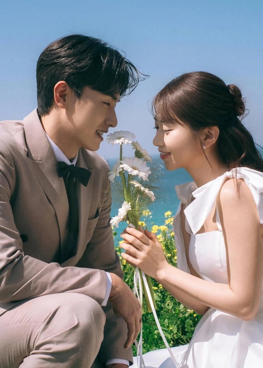 본인 여친과 친구의 결혼 컨셉 사진 찍은 작가