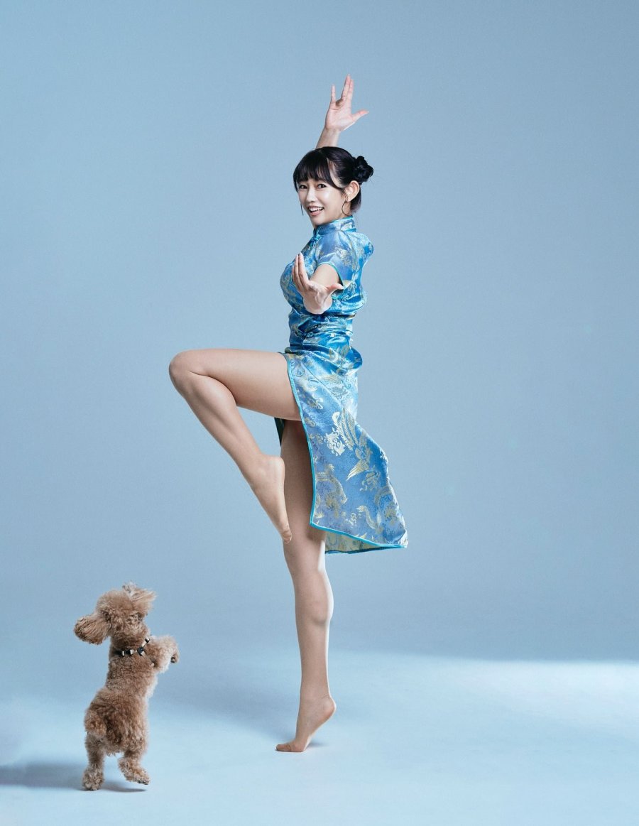 ㅇㅎ) 치파오 입고 격파하는 처자 ㄷ..gif