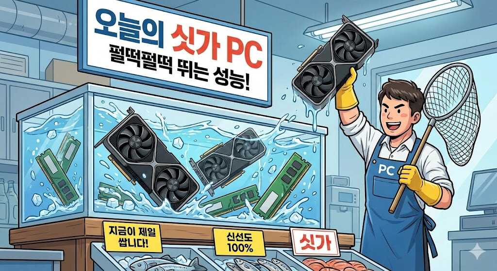 요즘 컴퓨터 부품은 싯가 입니다