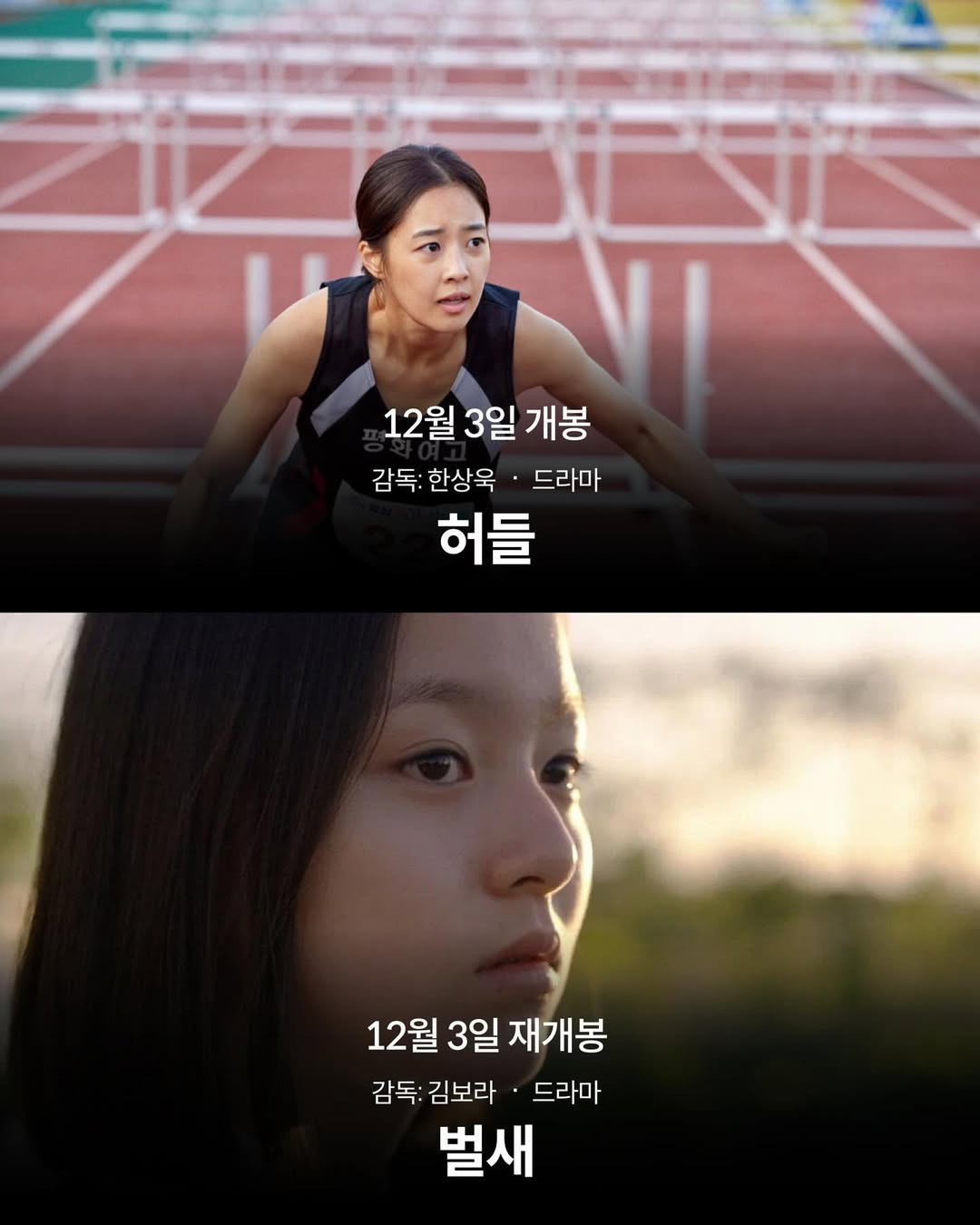 2025년 12월 개봉 예정 영화들