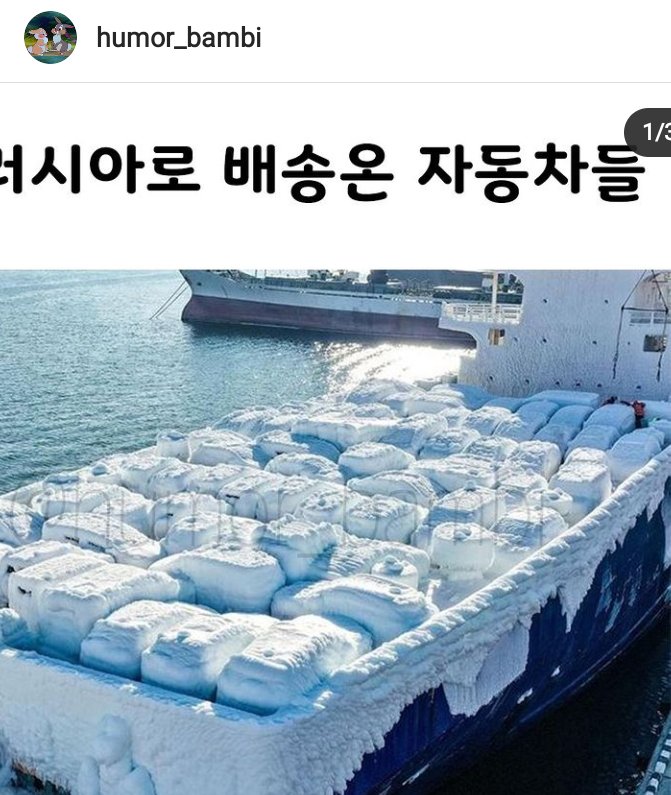 추운나라에 온 차