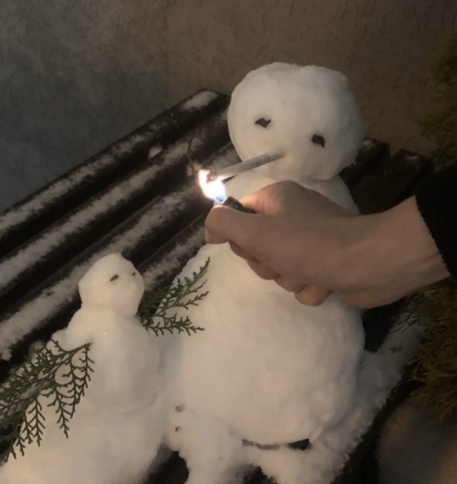 요즘 눈사람 트렌드
