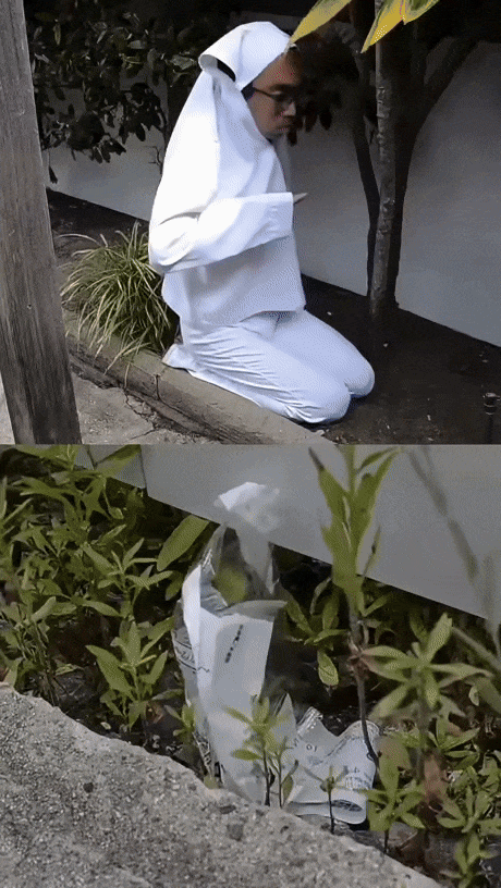 안녕하세요. 쓰레기입니다. gif