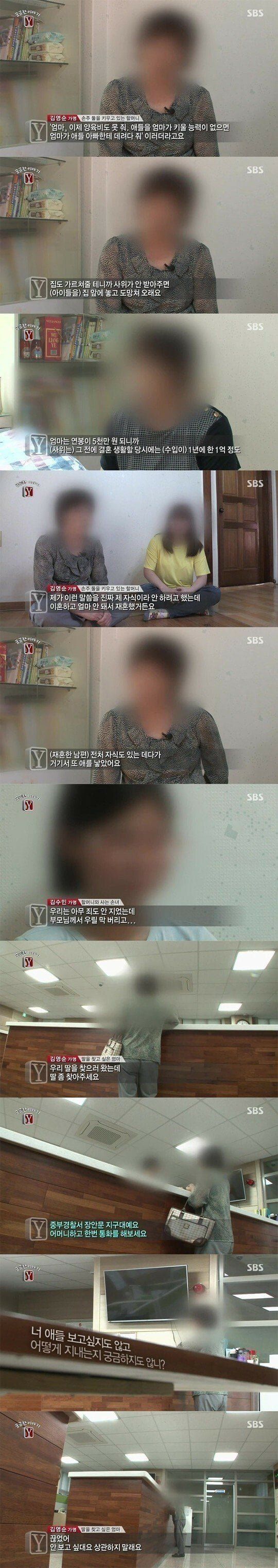 이혼 후 자녀를 버린 부모