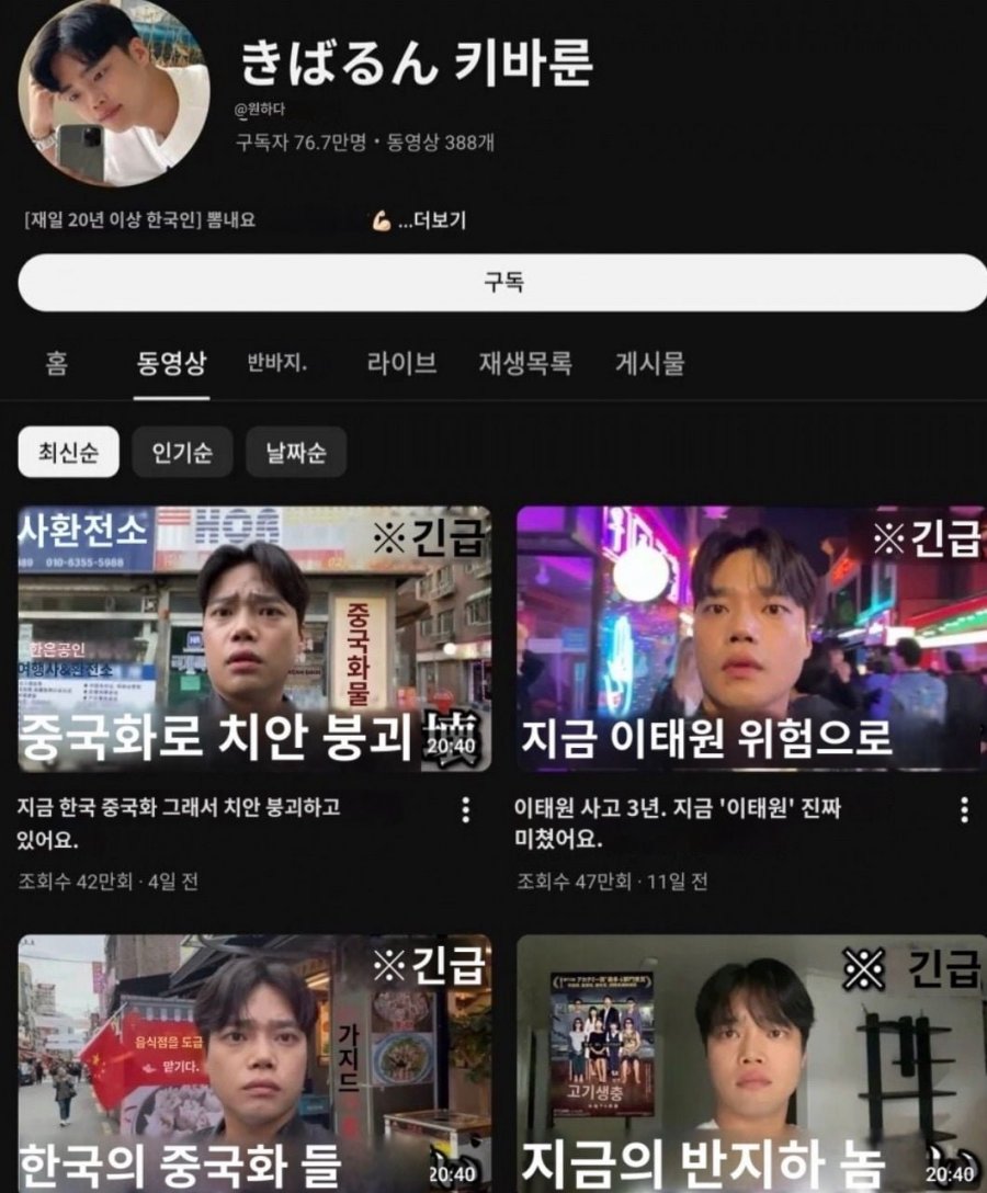 일본인들 대상으로 영상만들어서 돈버는 한국인들